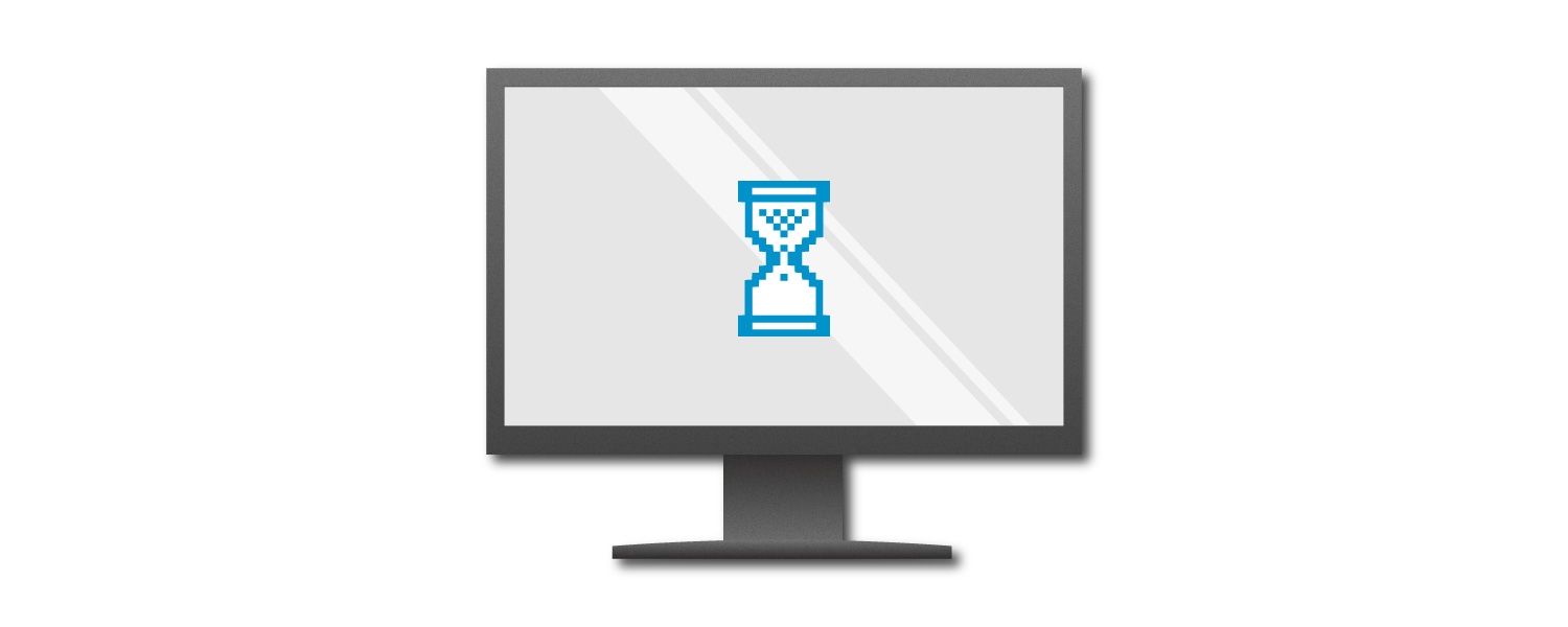 Grafica dello schermo di un computer che mostra un timer a forma d’uovo